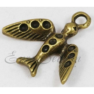 Подвеска мет.№448 25х22мм цв.Ant.Bronze (цена за 1шт)